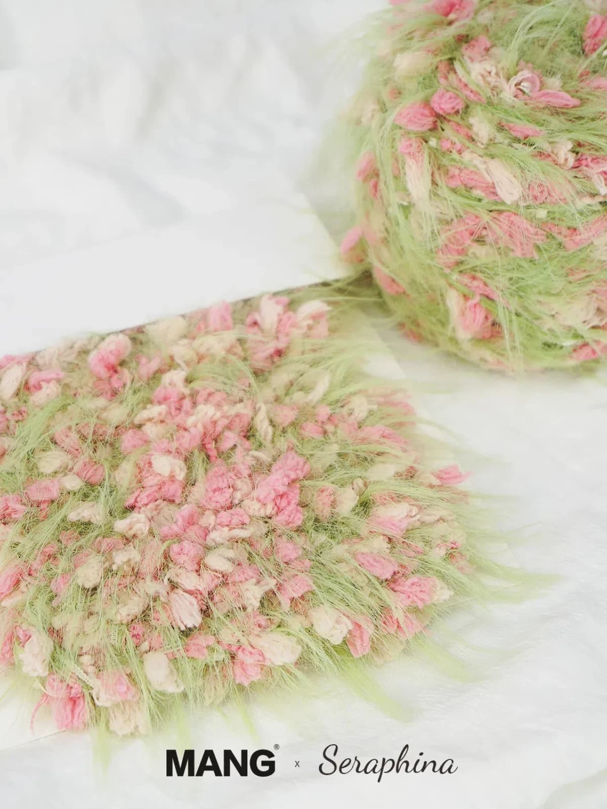 Filato Misto per Lavorazione a Maglia 100g, Filo Verde Floreale, per Uncinetto Fatto a Mano, Borsa Tessuta, Filato per Cappelli, Sciarpe, Decorazioni Regalo