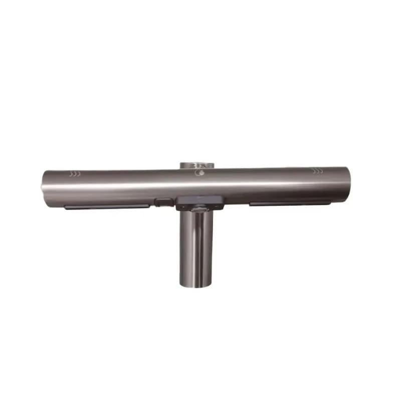 Dispenser di sapone in schiuma per rubinetto con sensore automatico elettrico in acciaio inossidabile montato sul piano per uso domestico Asciugamani 2 in 1 con acqua-aria
