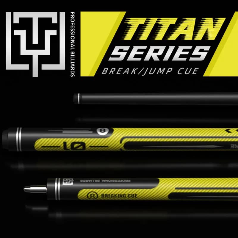Albero in fibra di carbonio Titan Series Punch Pool Cue Break Jump stecca da biliardo Super Decal Butt Professional Taco De Billar 2023