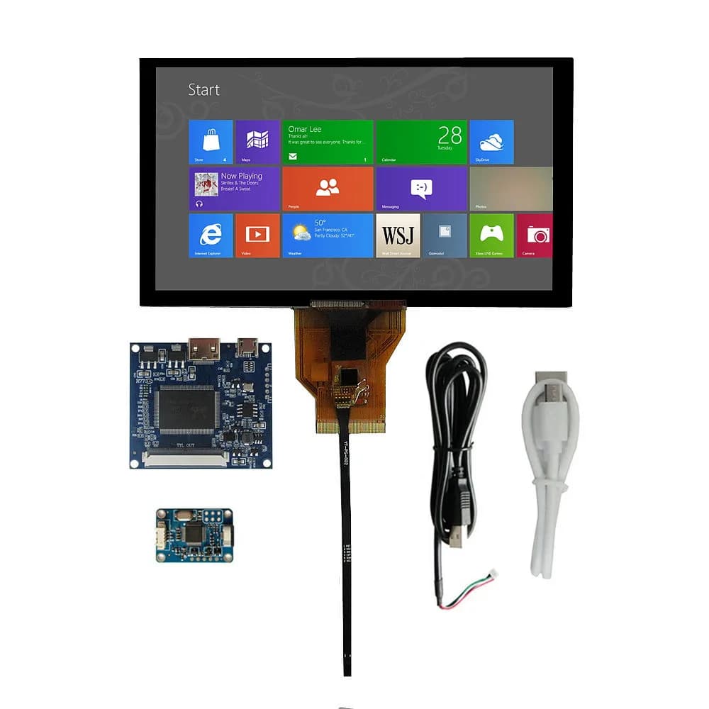 6.5 Pollici AT065TN14 Display LCD Driver Scheda di Controllo Digitizer Touchscreen HDMI-Compatibile Per Raspberry Pi PC Monitor