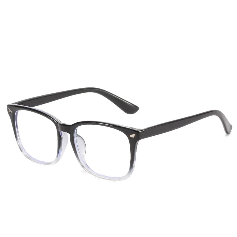 Hot Popular Square Blue Light Blocking Glasses Small Rings Metal Hinge Computer TV BLue LIght Blocking Optical Glasses