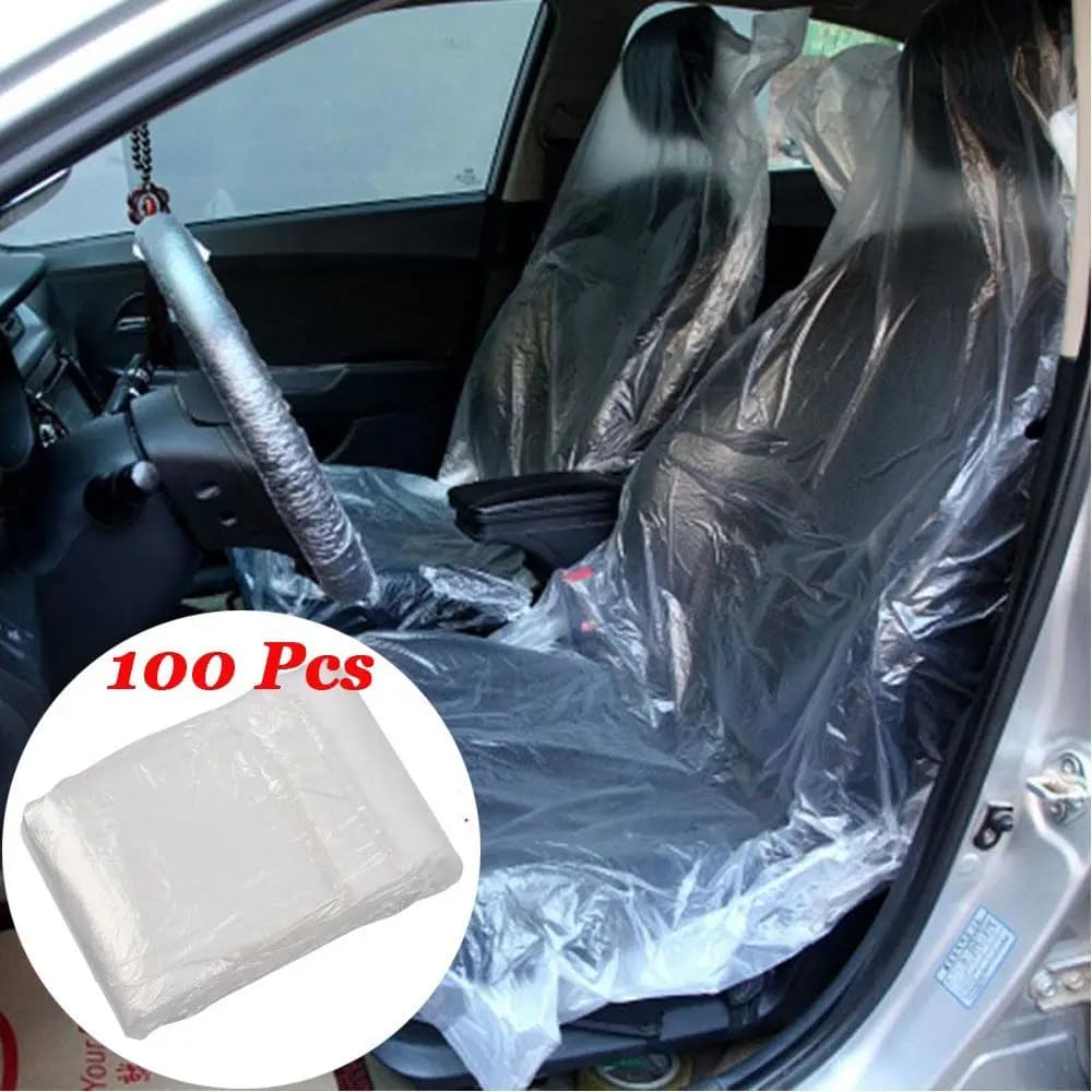 Universal Plastic Interior Accessories PE Car Seat Protector Waterproof Car Seat Covers Car Accessories Car Seat Covers