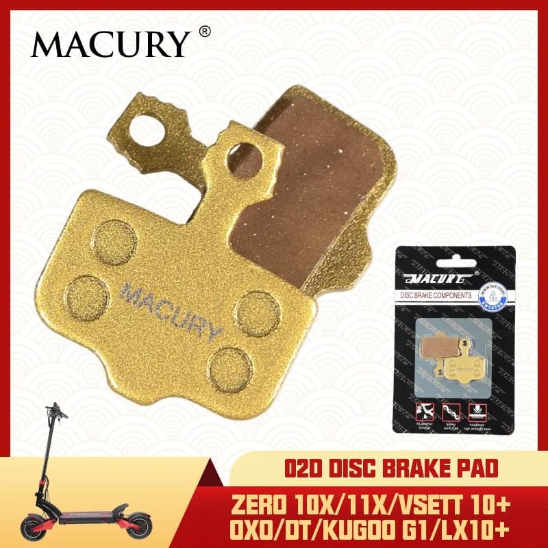 Pastiglia freno a disco in ceramica, metallizzata e sinterizzata per ZERO 8X 10X 11X VSETT 10+ KUGOO G1 DUALTRON KAABO TEVERUN Scooter elettrico NUTT