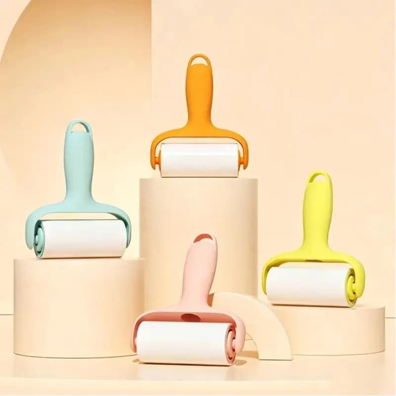 1 Set Steel Plate Transfer Stamp Cleaner Lint Roller Remover Nail Salon Tools Replacement Paper Tear Off
