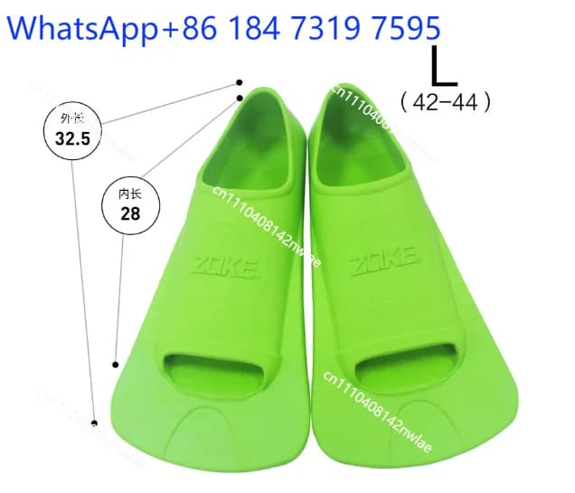 Professional Training Swimming Fins Flexible Soft Comfort Adult Snorkeling Foot Flipper Diving Fins new 1 piece AAAA