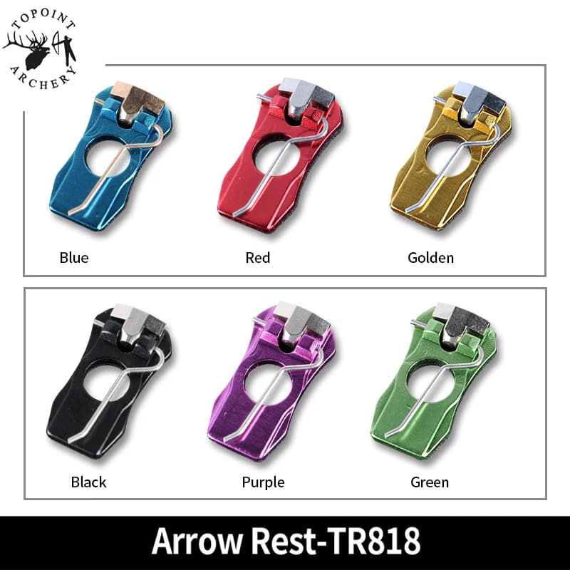 1PC TR818 Arrow Rest lega di alluminio CNC mano destra/mano sinistra per arco ricurvo caccia tiro con l'arco