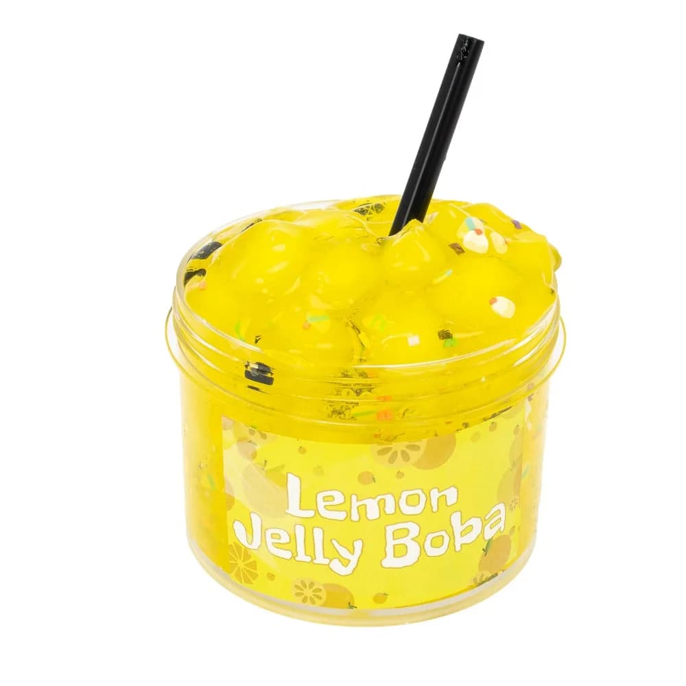 Soft 300ml Slime Kit Fruit Crunchy Stress Relief Crystal Slime Glitter Non-Sticky Jelly Cube Slime Party Favor Gifts