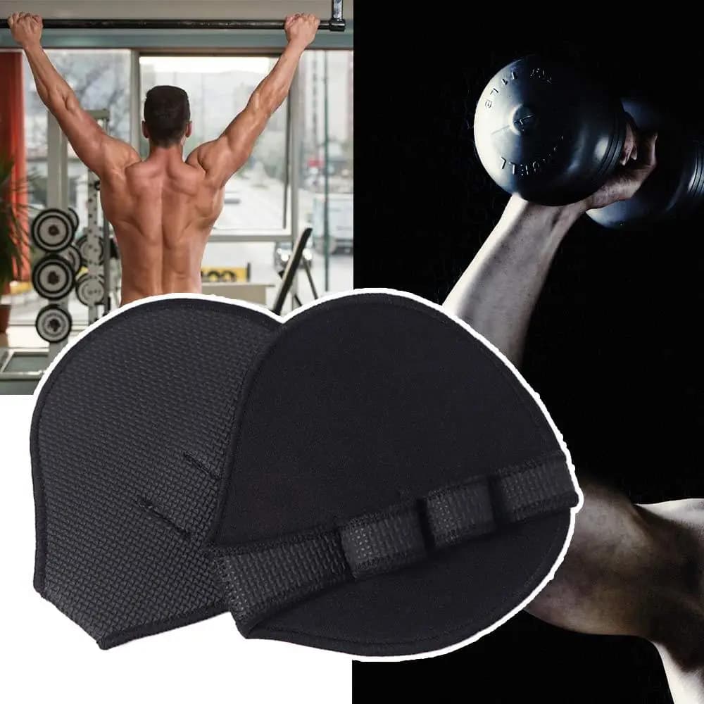 1 Anti-slip Protective Paio for Palm, Padded and Resistant for Usura, for Pesi Lifting, Durevoli Gym Gloves in SBR