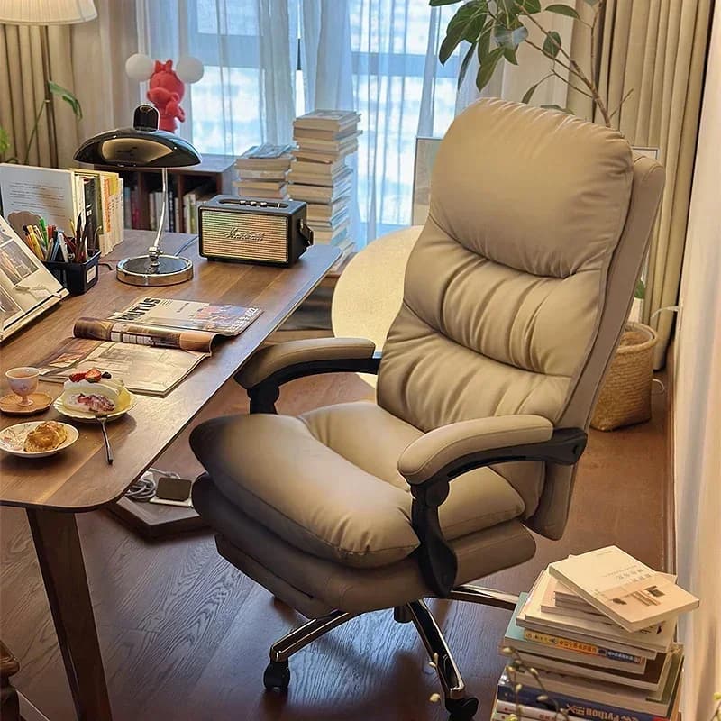Sedia da Ufficio Replica Nordic: Elegante e Confortevole Sedia Ergonomica da Gaming Reclinabile con Schienale Estetico per Arredamento da Giardino
