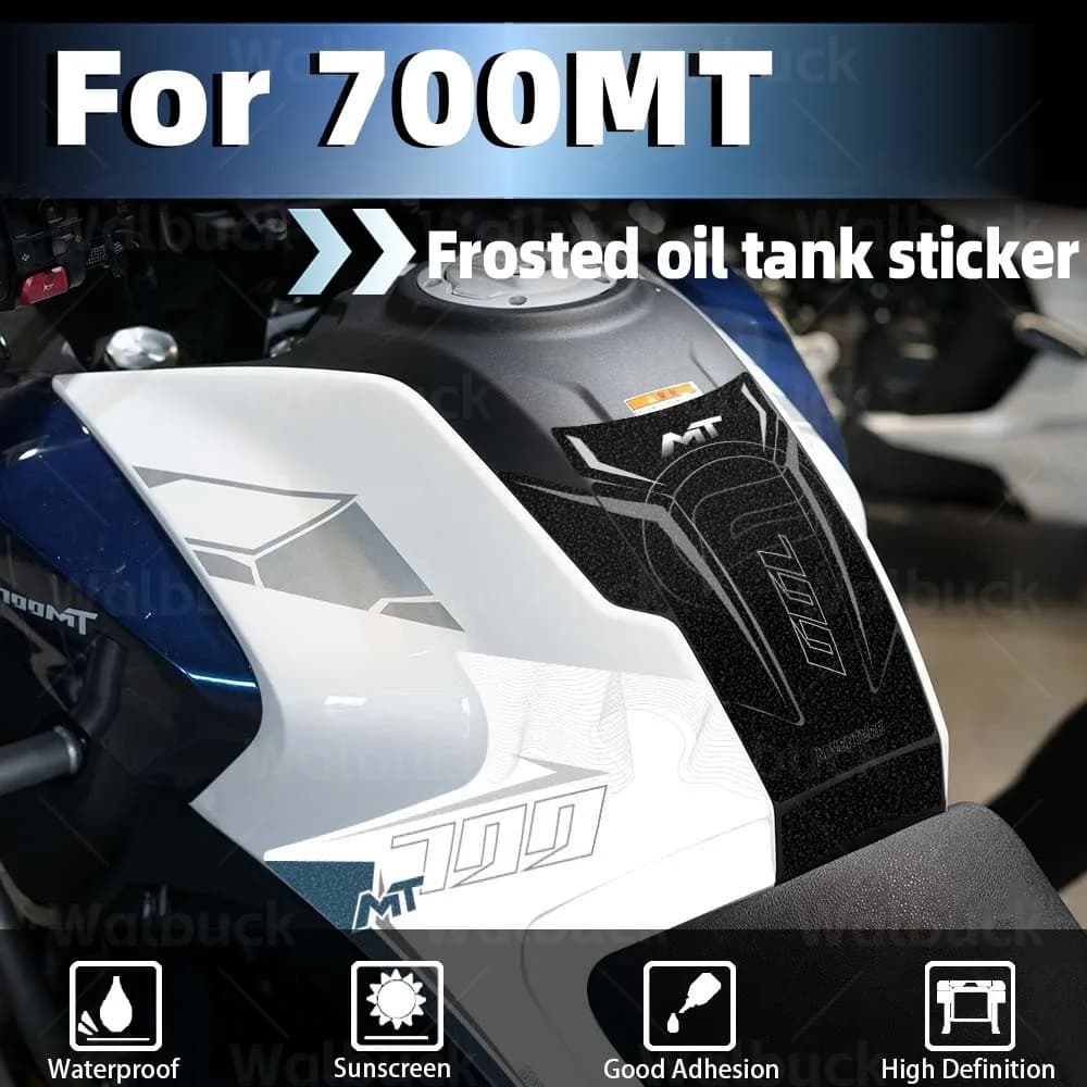 Per CF MOTO MT700 700 mt MT 700 Accessori Moto Adesivo Serbatoio Carburante Ginocchio Grip Set di Protezione Trazione Decalcomania antiscivolo