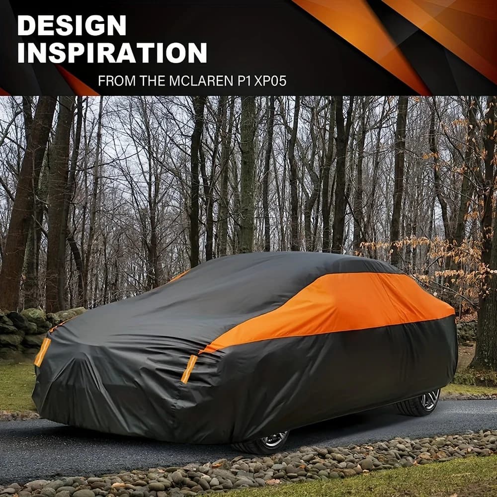 Coperture per auto Outdoor Impermeabile Sole Pioggia Protezione dalla neve UV Copertura automatica Universale SUV/Sedan 190T Coperture protettive complete per auto