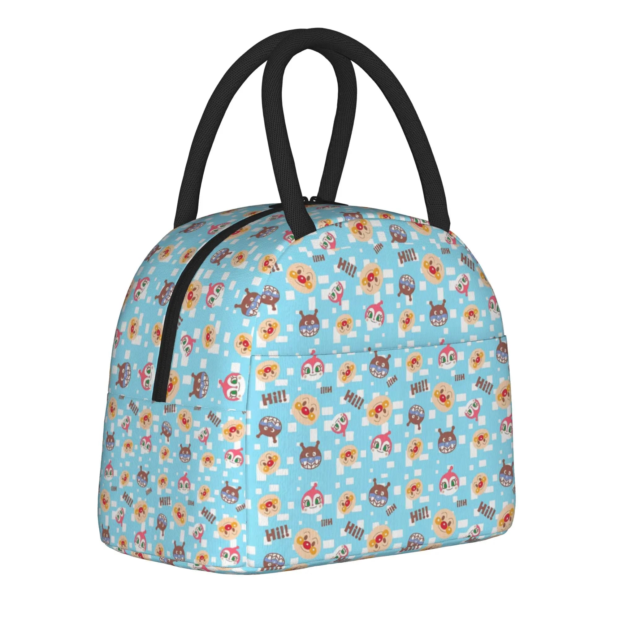 Borse termiche per il pranzo con personaggi dei cartoni animati Anpanman, Baikinman, Dokinchan, Horaman, Melon Girl, borsa porta pranzo, borsa termica, custodia per bento.