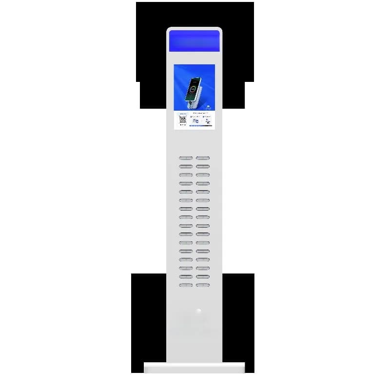 2-in-1 Shared Charging Station Phone and Power Bank Compatible for Rent or Home Use