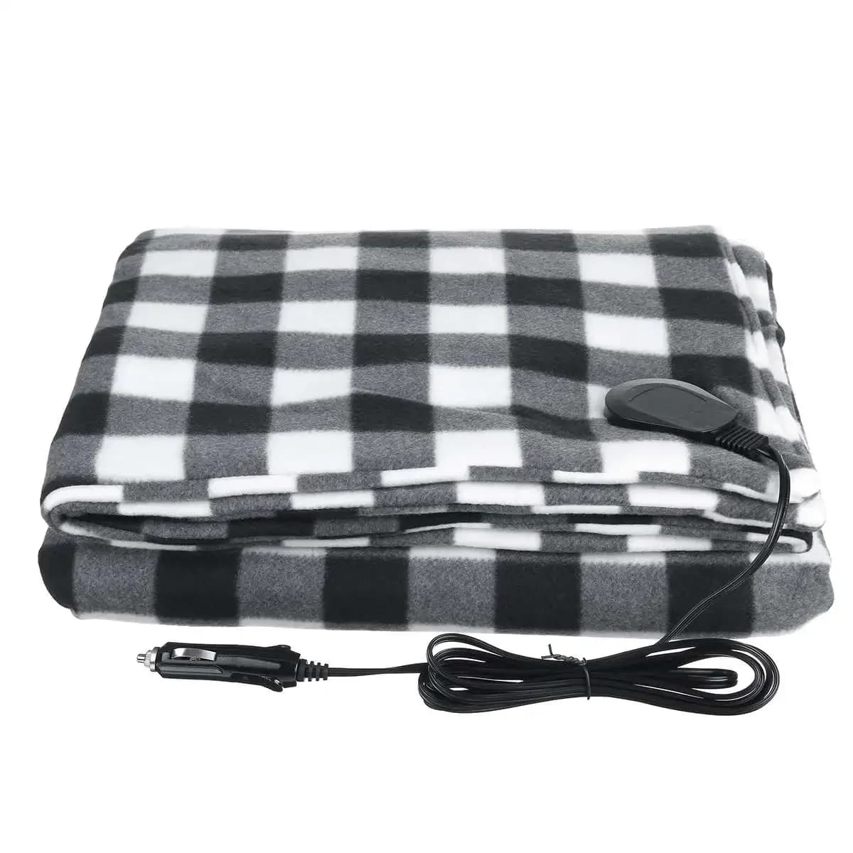 Auto 150x100 Cm Coperta Elettrica Coprisedile 12V Coperta di Riscaldamento Per Auto Risparmio Energetico Calda Coperta di Riscaldamento Elettrico Tappeto Tappetino Riscaldato