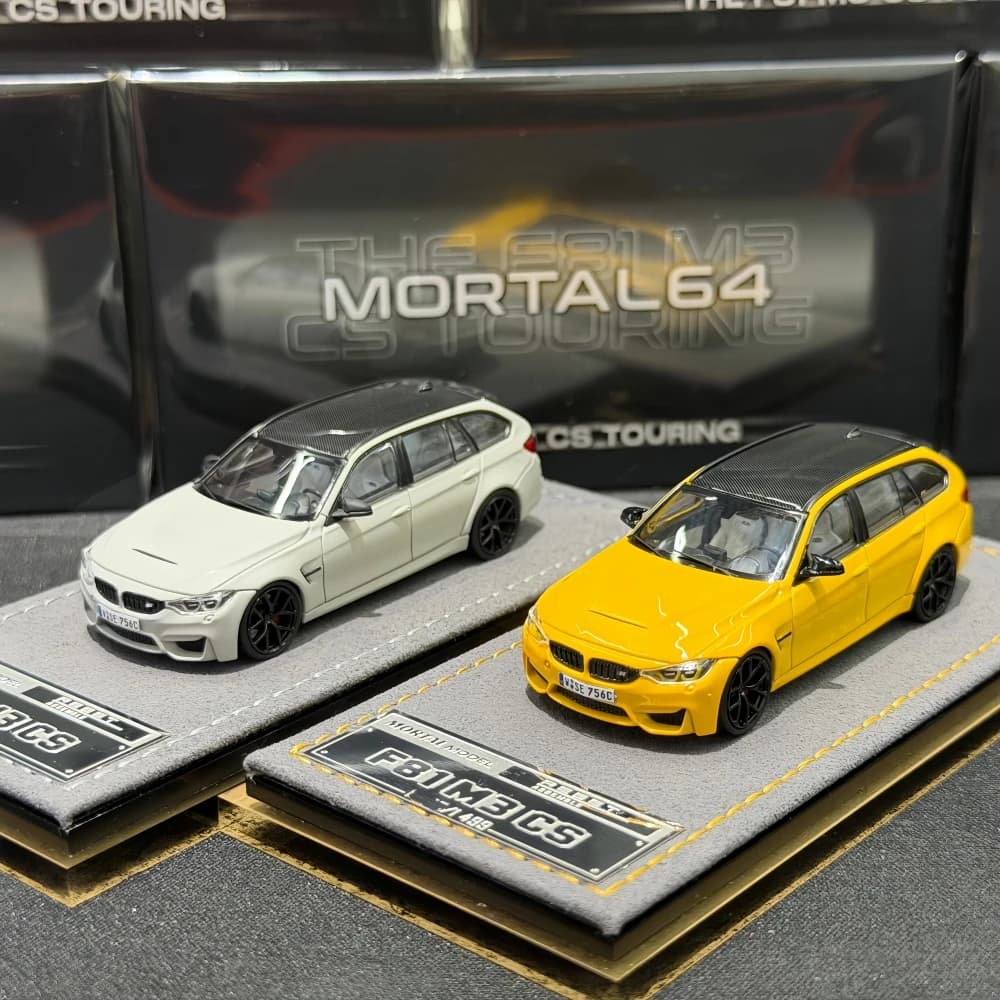 Mortal 1:64 THE F81 M3 CS TOURING HEC Modellino Auto in Scala