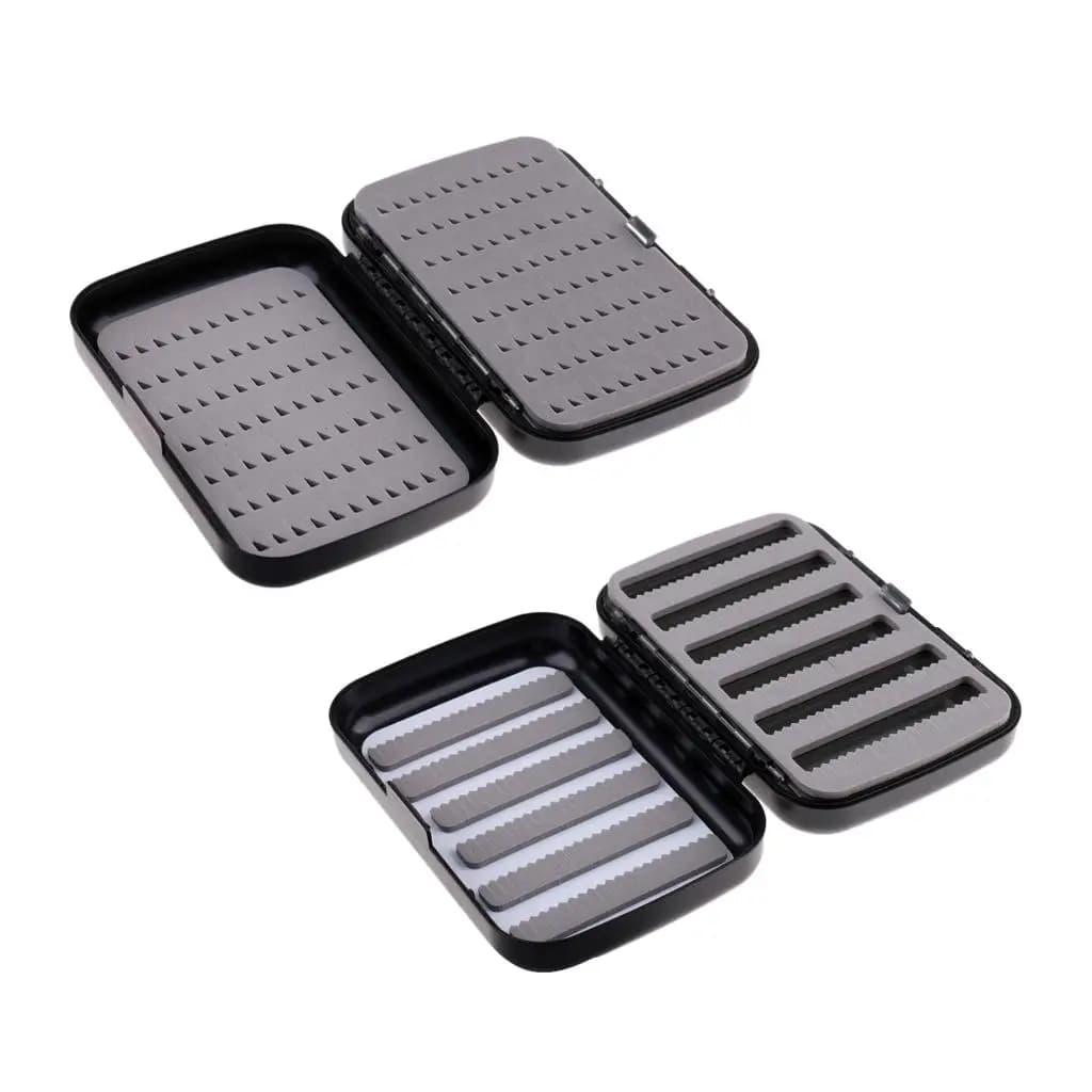 Pocket Size Fly Box Organizer Waterproof Fishing Tackle Case Dry Flies Container for Fishing Tools