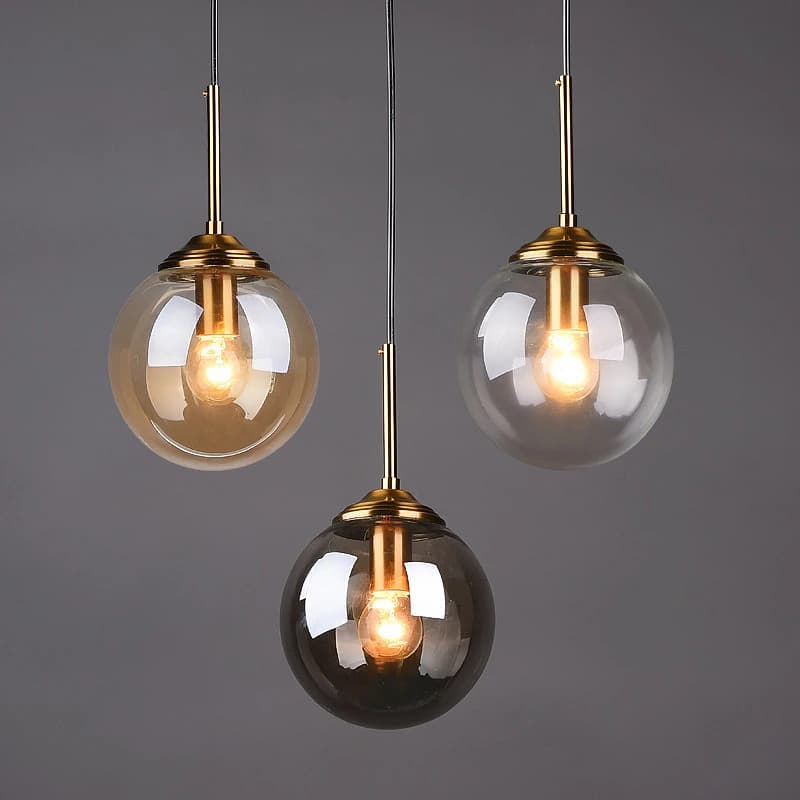Modern Luxury Metal Chandelier Suspension lamp in creative LED Nordic Living Room Dining room Bedside Table Simple small hanging lamp