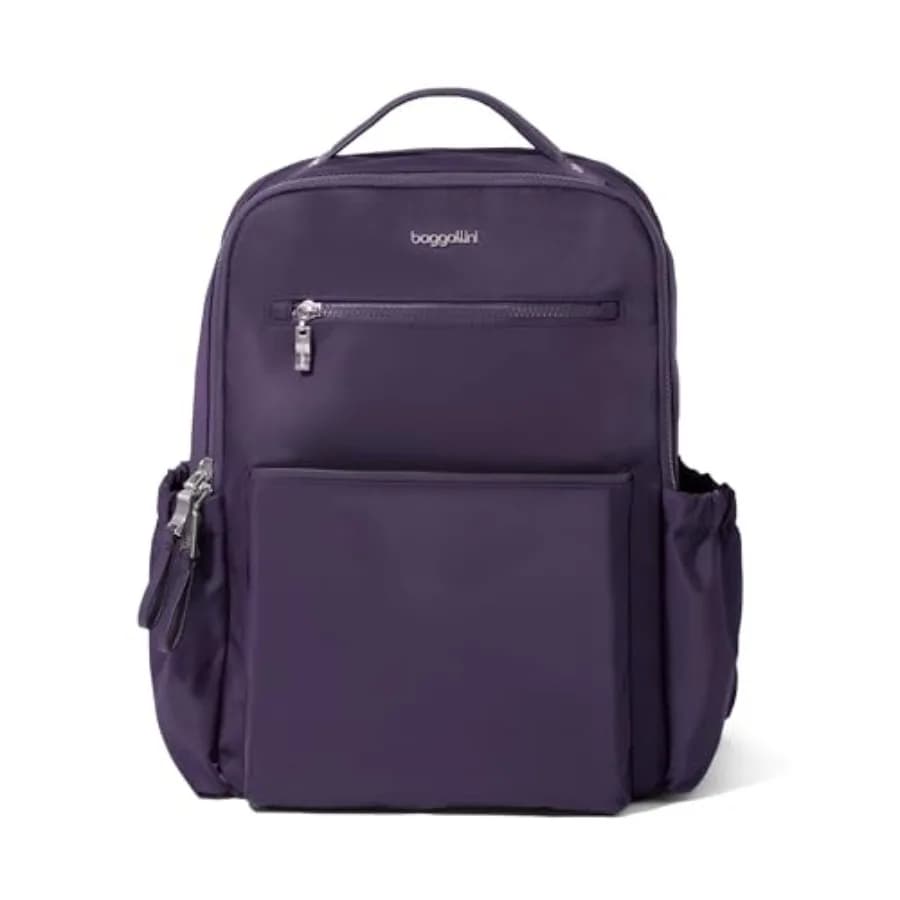 Expandable Laptop Backpack Tribeca 15x11 Pollici, Computer Light Bag with RFID Protection for Work and Travel with Baggage Sleeve