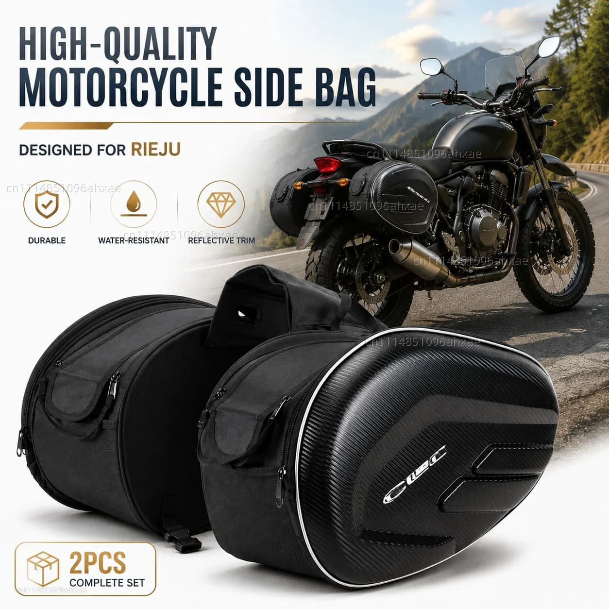 For RIEJU AVENTURA 500 500I 125 Aventura 125 500 2PCS Motorcycle Pannier Bags Luggage Saddle Bags Side Storage Fork Travel Pouch