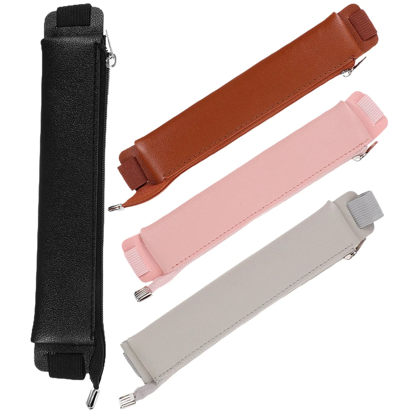 4Pcs Stylish Pen Storage Pouch with Elastic Band Fixation for Notebook Journal Pen Sleeve Holder for Students Teachers