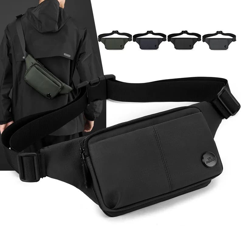 Men's Waist Bag Multipurpose Nylon Waterproof Running Sport Casual Travel Belt For Men