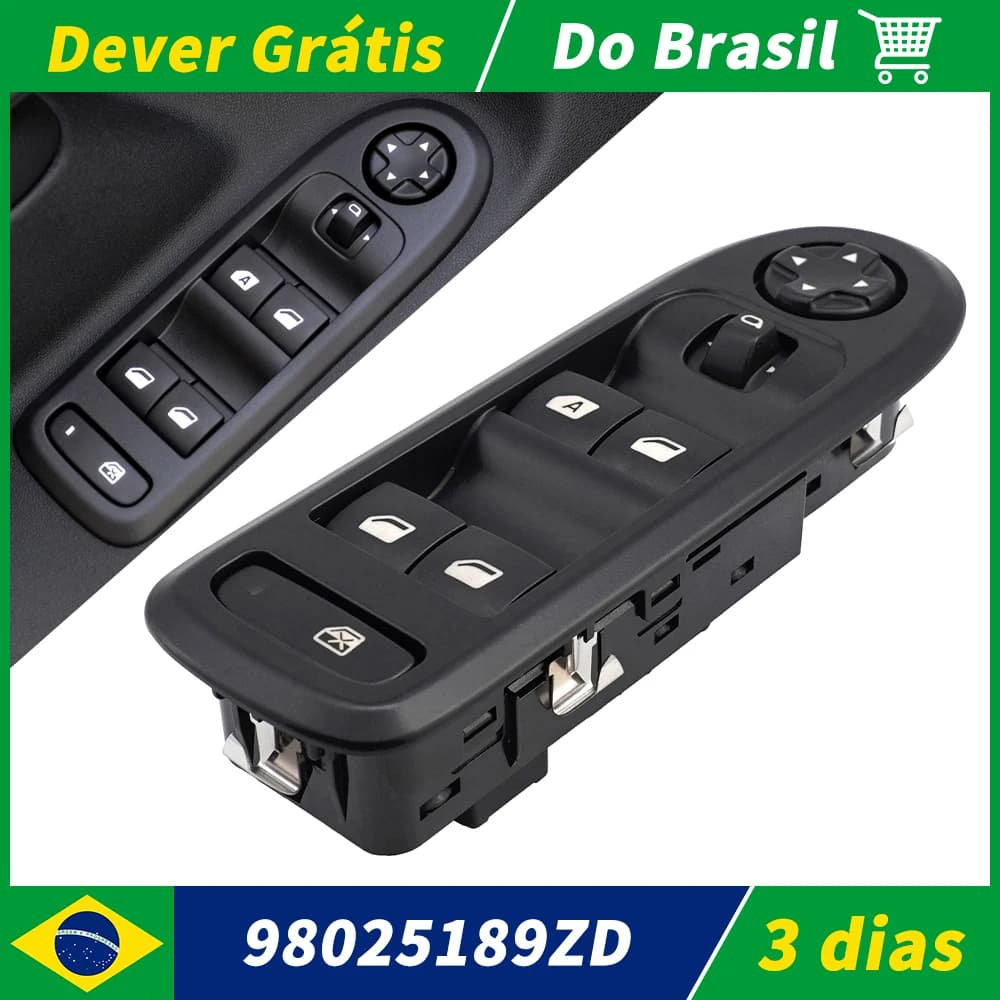 NEVOSA Per Peugeot 301 2014-2017 Aircross Picasso 98025201 Pulsante sollevatore vetro interruttore alzacristallo elettrico ZD Electric Master 98025189 ZD