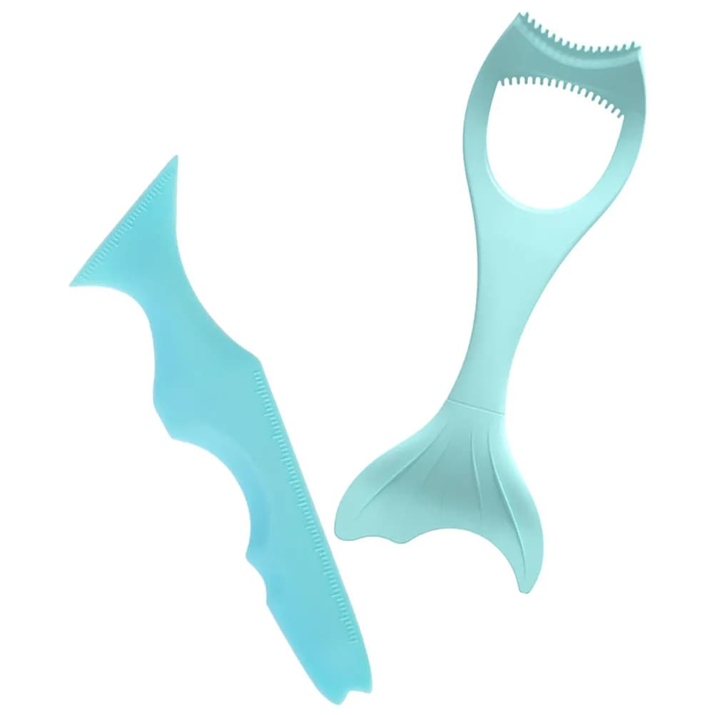 2 Pezzi Stencil in Silicone per Eyeliner, Protezione per Eyeliner, Strumento per Trucco Occhi, Applicatore Mascara Rapido e Preciso, Kit di Strumenti per il Trucco