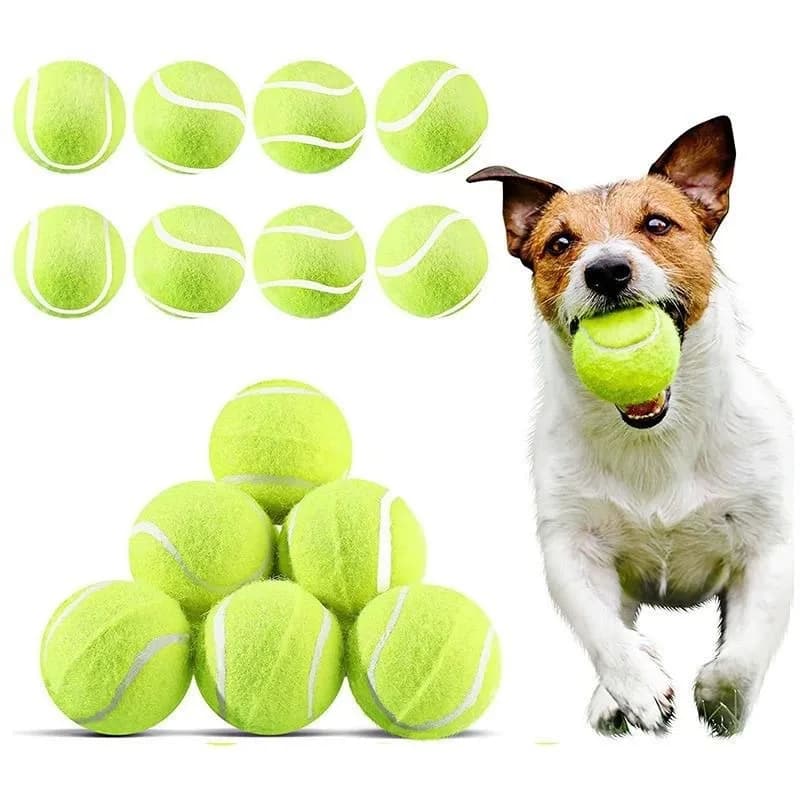 1/3/5Pcs Pet Supplies Dog Toys Elastic Tennis Balls Large Medium and Small Dogs Bite Resistant Toys Rubber Training Balls