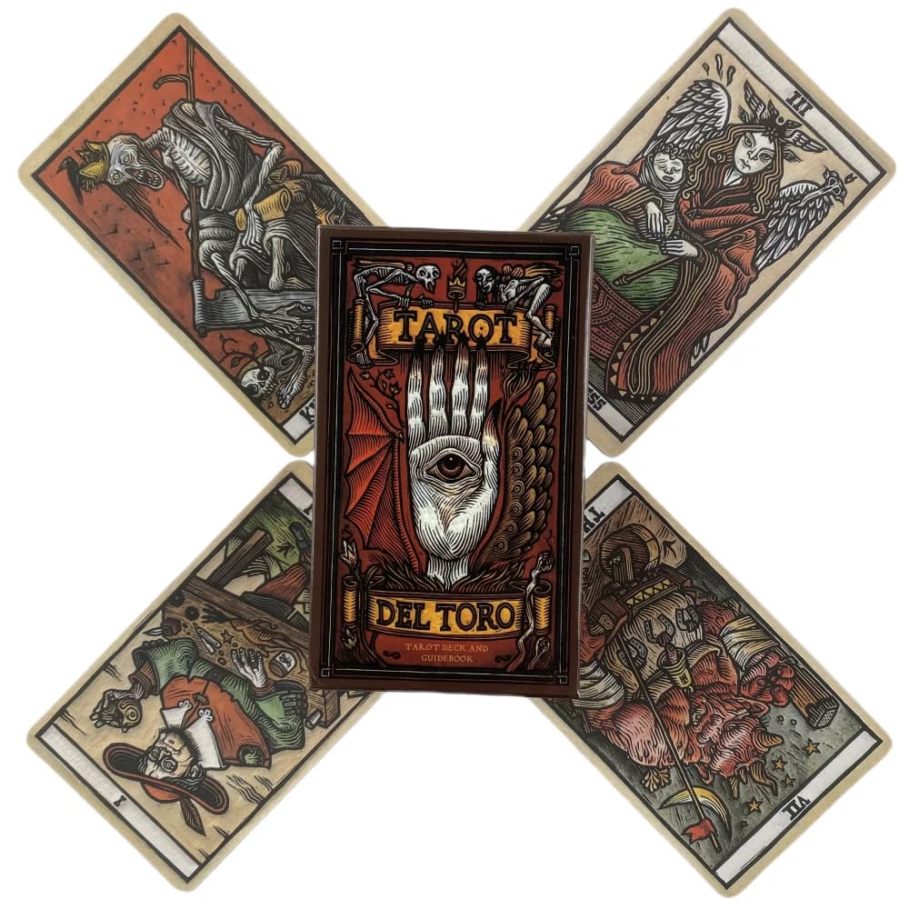 Tarocchi Del Toro Cards A 78 Mazzo Oracle English Visions Divination Edition Borad Giocare a Giochi