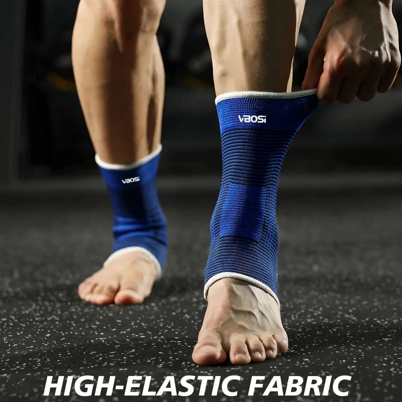 1 Pair One Size Elastic Breathable Ankle Support Sleves for Running Basketball Cycling pesas para piernas ankle support