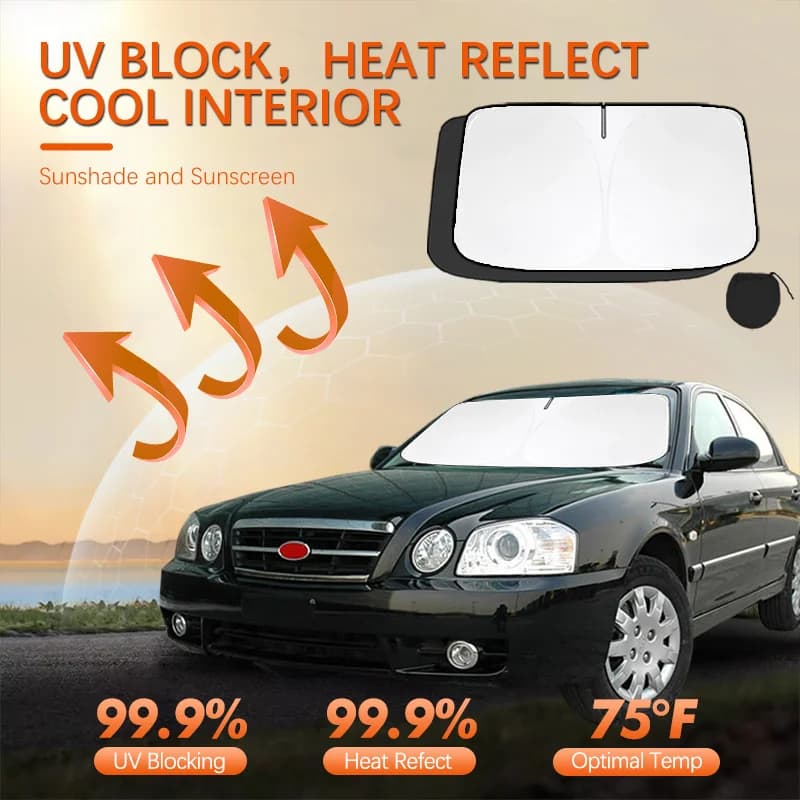 For Kia Optima MK4 JF Car Sun Viso Front Window Windshield Sunshade Heat Insulation Summer Sun UV Protection Auto Accessories