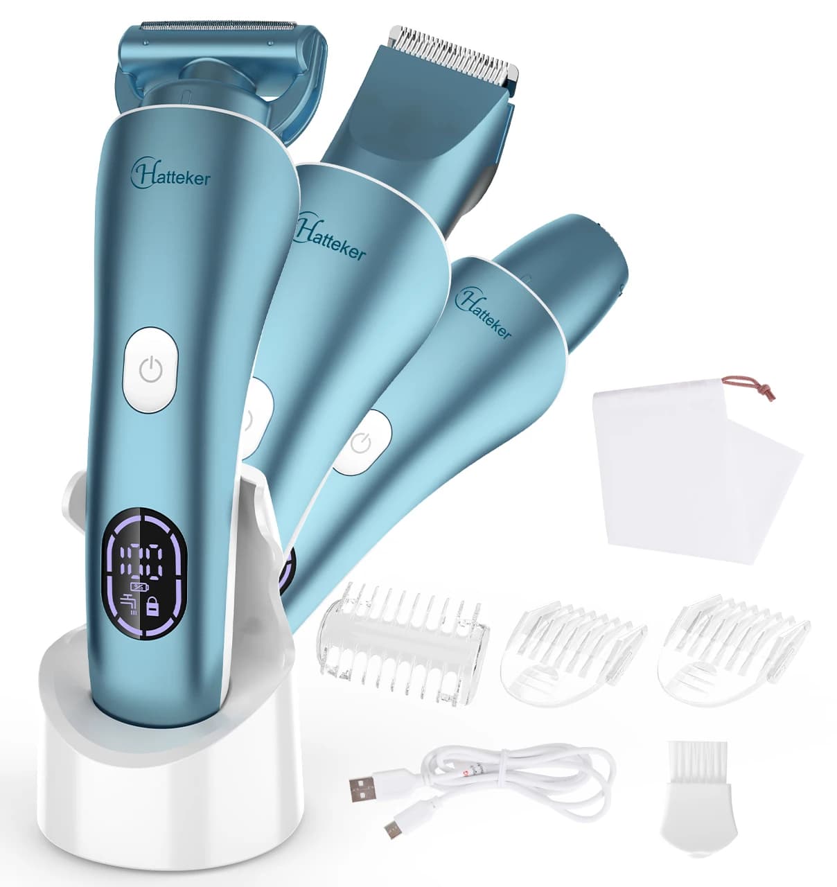 Hatteker hair removal device for women New model Razor 3 in 1 for personal grooming kit for armpits legs
