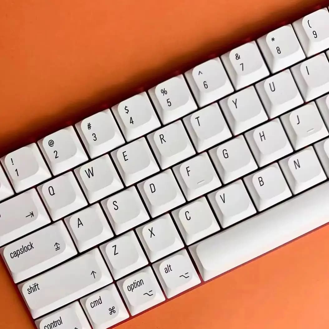 127 tasti ultra in basso copritasti albero basso JWA minimalista vento PBT sublimazione a caldo ufficio tastiera meccanica personalizzata copritasti