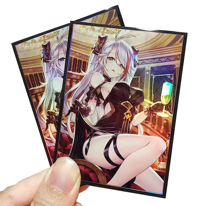60 pz/borsa Anime Card Sleeves 67x92mm schede da gioco da tavolo Protector Cards Shield Double Card Cover per PTCG/PKM/MGT WS Trading Cards