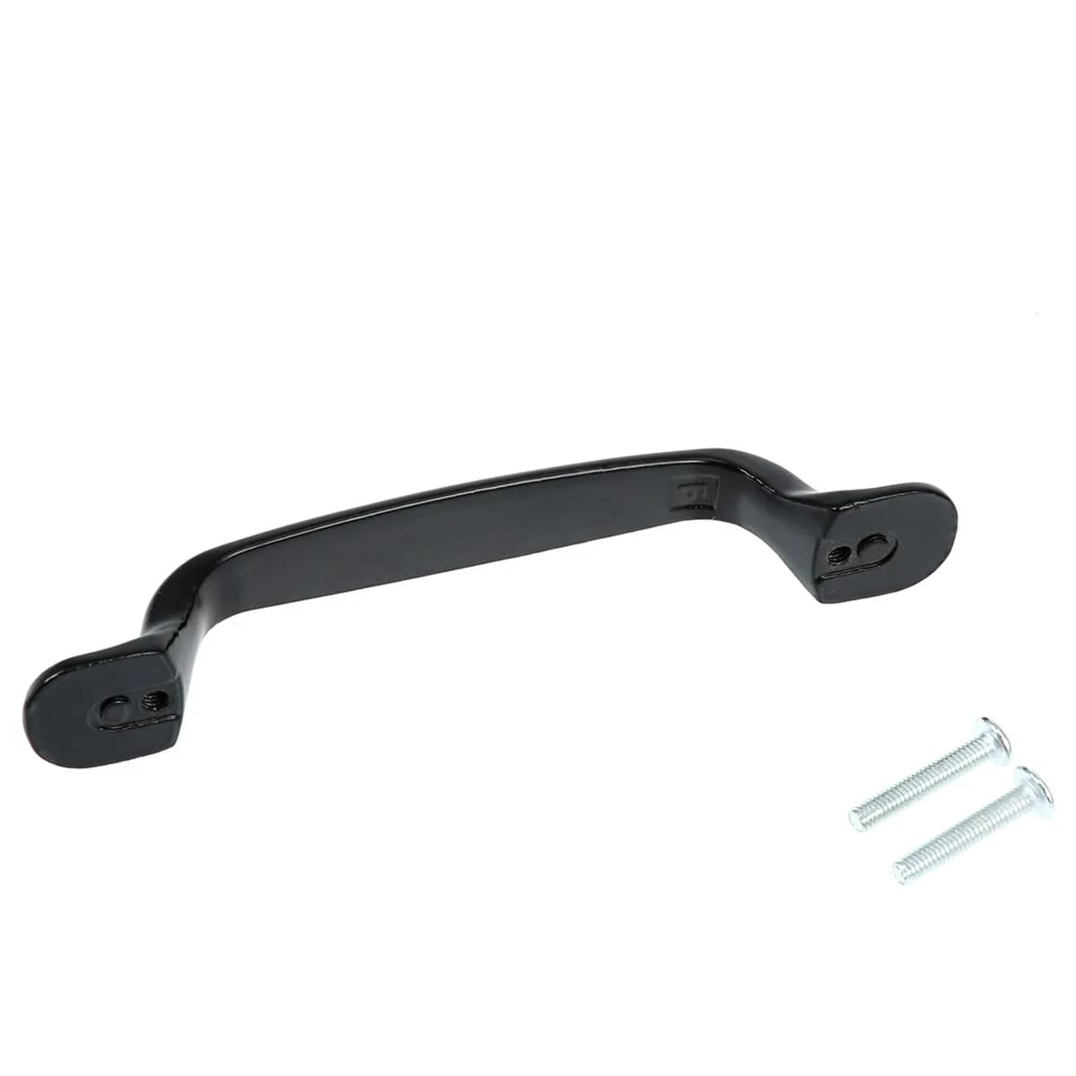 Maniglie per armadietti vintage in lega di alluminio nera, 4 pezzi, per armadietti da cucina, guardaroba, cassetti, porte, distanza tra i fori di 96 mm