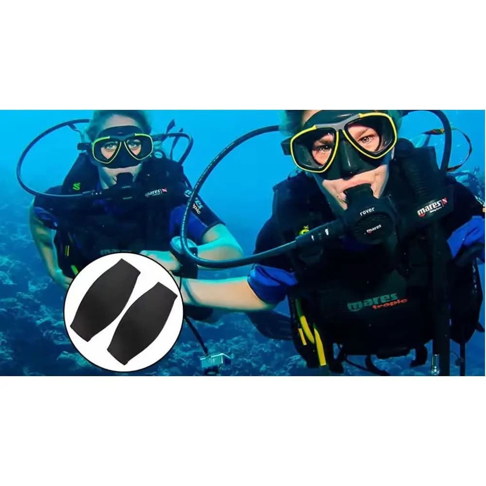 Neoprene underwater diving mask cover Universal double layer swimwear Wrap for hair Comfortable padded protection