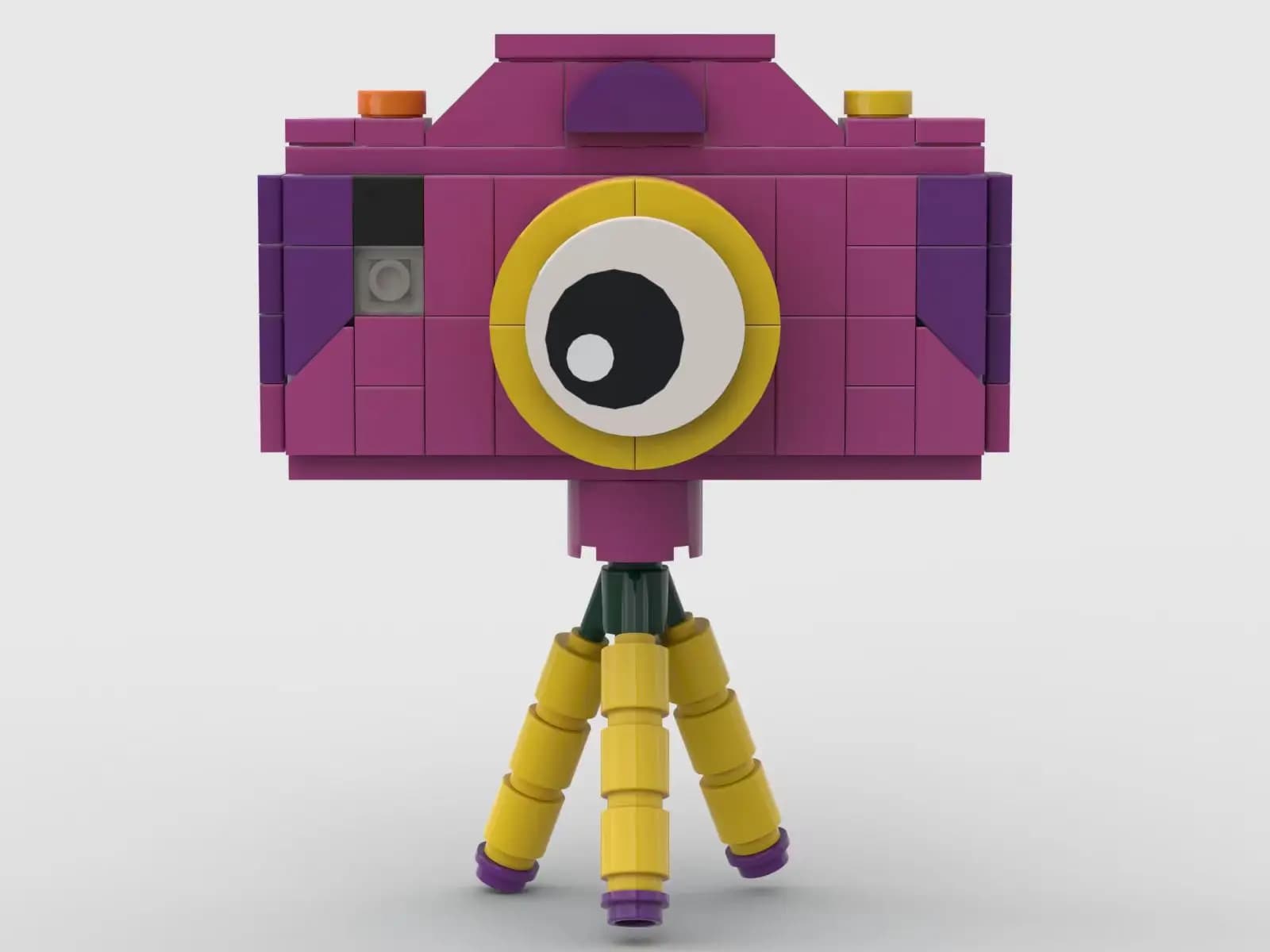 MOC Creative Movie Camera Model Building Blocks Bricks Desktop Ornament Athlete Adult Birthday Festival Party Gifts