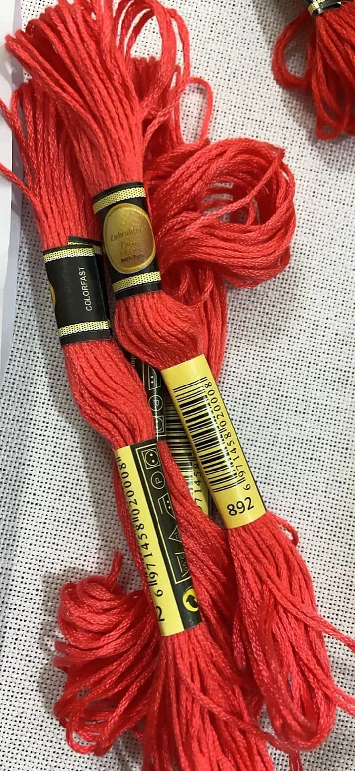 10 PZ/LOL Set Punto Croce Filo Da Ricamo Filo Per Principianti FAI DA TE Braccialetto Artigianale Craft8M Matassa Nessuna Ripeti Arcobaleno DMC CODICE 892