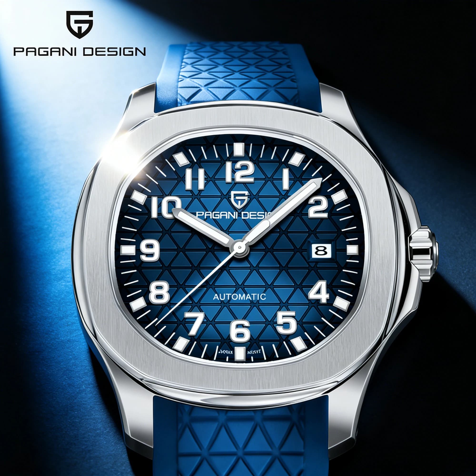 New Men's Watch PAGANI DESIGN 2026, Automatic Luxury Watch, Mechanism with Movement MIYOTA 8215, Super Luminous, Glass Sapphire AR, Waterproof