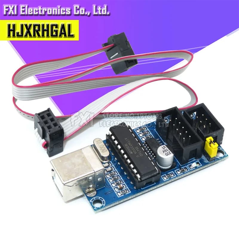 USBTiny muslimavr ISP Programmer Bootloader for Arduino IDE Meag2560 UNO R3 with 10pin UNO programming cable