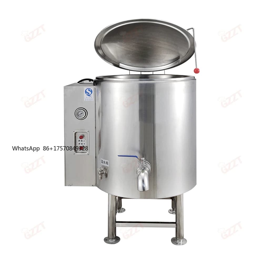 IT-CSB 60L - Pentola Elettrica Professionale a Doppia Camicia da 600 Litri per Bollitura e Zuppe, per Cucine Commerciali