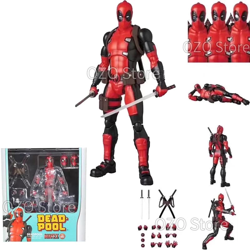 16 cm Deadpool Figura Mafex 082 X-Men Action Figure Versione comica Deadpool Statua Collezione Bambole Ornamento Giocattolo Regali per bambini
