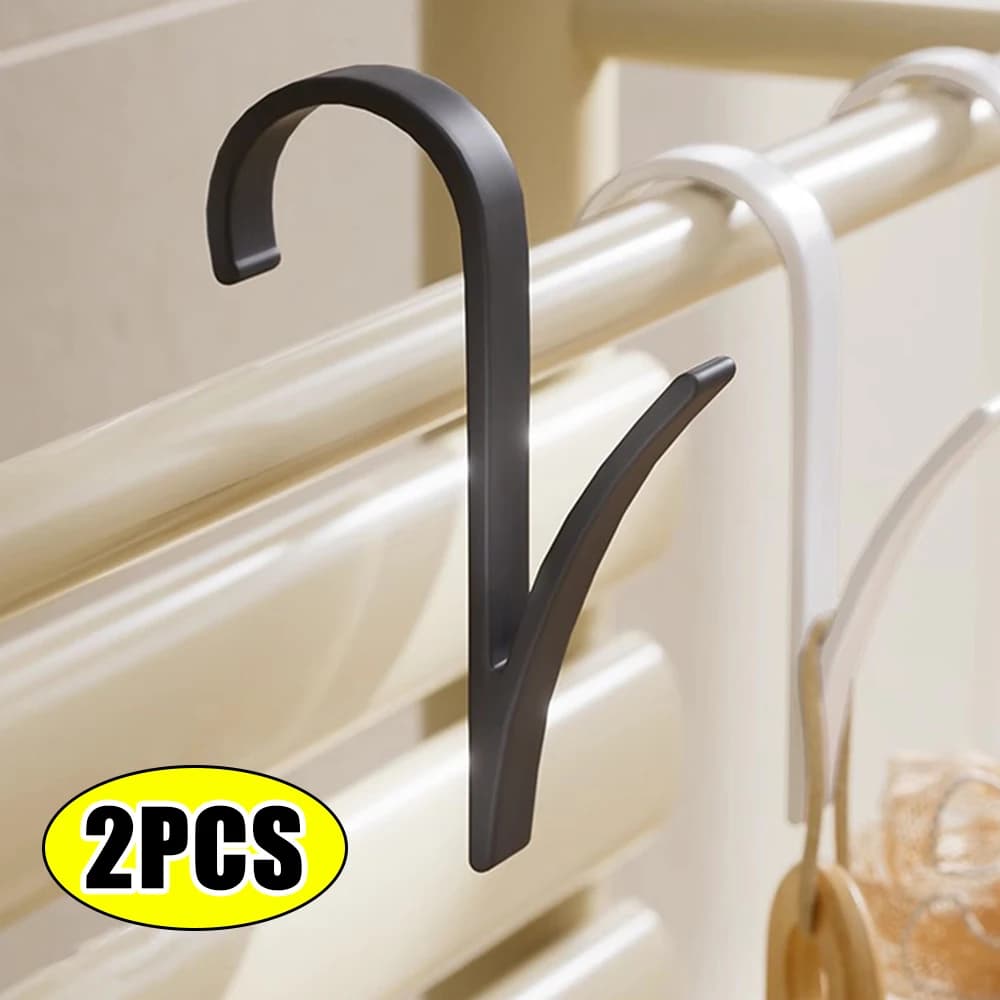 Multipurpose metal hangers hooks for radiators, clothes hangers, scarve hooks, bathroom hooks and handrails
