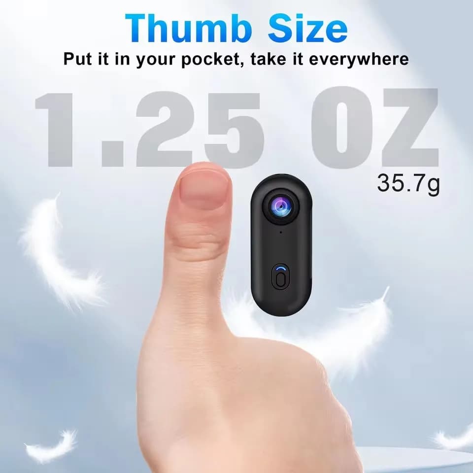 Mini 4K 30M pocket camera with 2.4G waterproof shell WiFi wireless bike small action body video cameras Vlog helmet bike