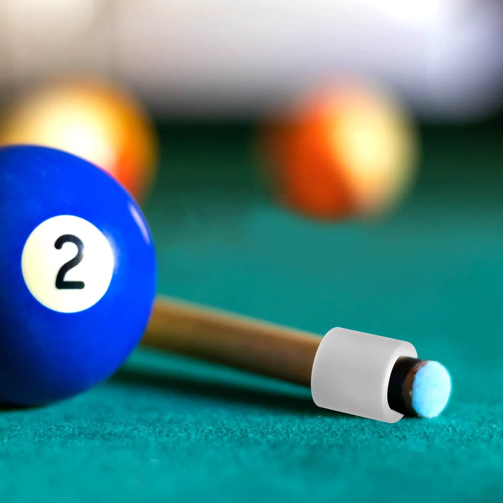 6 Pezzi Ferrule per Stecche da Biliardo, Accessori Professionali di Ricambio, Parti in Plastica per Stecche da Snooker