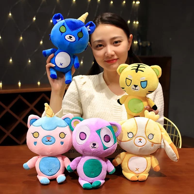 25CM Funnehed peluche Its The Krew Merch Teddy Bear Cartoon Itsfunnehed peluche Soft Plushie Dolls For Kids Children