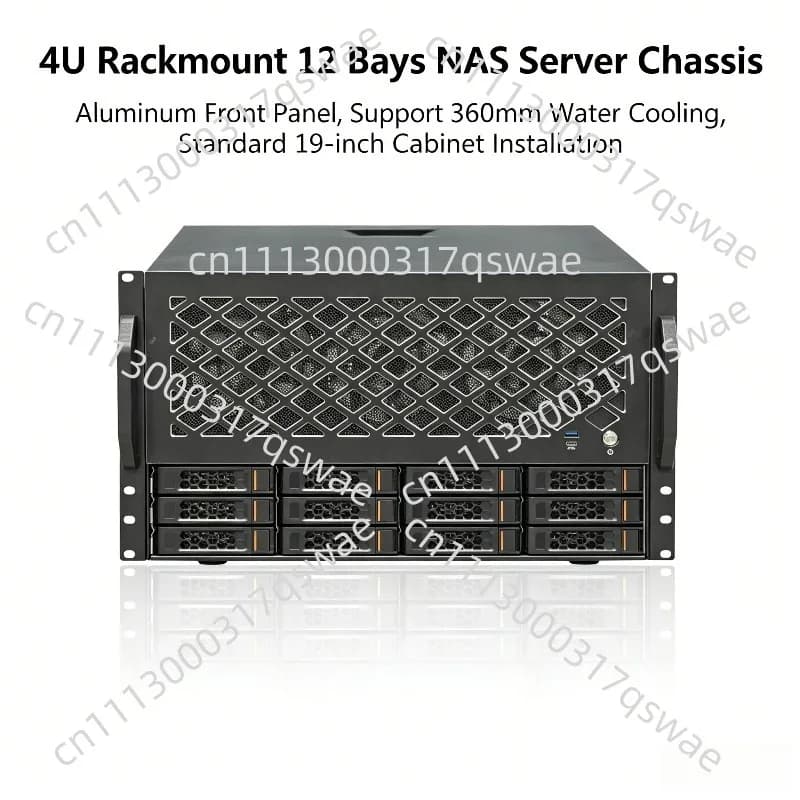 12 Bay Desktop Rack Mount NAS Enterprise Storage Server Supports 360 Cold Line Data Storage