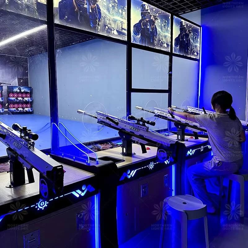 Commercial Gaming Emitter Arcade Game Machine Archery Target Shooting Simulator