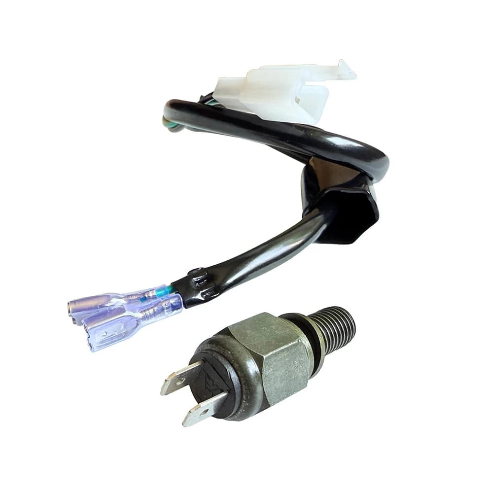 Interruttore Freno Idraulico, Interruttore Luce Freno Idraulico Universale per Moto con Rondelle (M10x1.25)