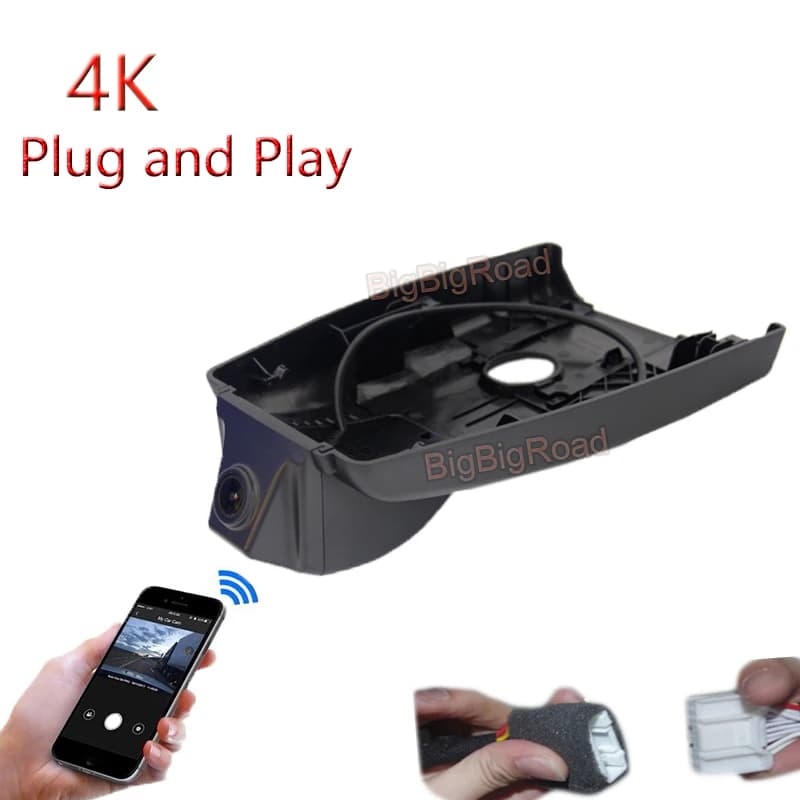 4K Plug And Play Car DVR Wifi Video Dash Cam Camera FHD 2160P For Toyota Avalon 2018 2020 2021